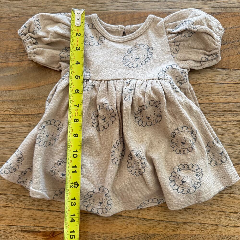 Quincy Mae Darla Dress & Bloomers Lions - Size 3-6 months - Picture 5 of 5